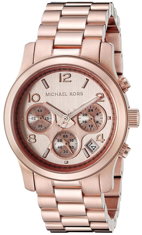 Michael Kors Women's Runway Rose Gold Tone Watch MK5128